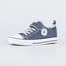 531280-12 Блестящие синие кеды для девочки синий