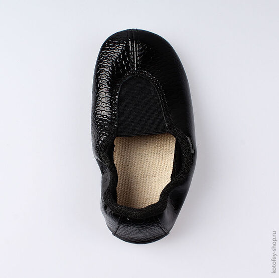 212003-03 Чешки для девочки черный фото №4