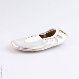 212003-07 Чешки для девочки серебристый