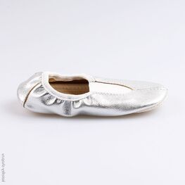 412003-07 Чешки для девочки серебристый фото №2