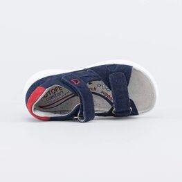 322192-21 Кожаные сандалии для мальчика Синий для мальчики синий фото №4