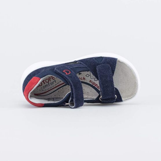 322192-21 Кожаные сандалии для мальчика Синий для мальчики синий фото №4