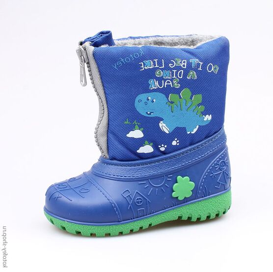 164057-41 Сноубутсы для мальчики син-зел