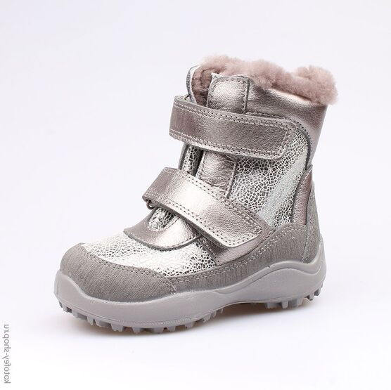 352161-51 Сапожки для девочки срб-сер