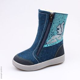 367105-42 Валенки для девочки светло-синий