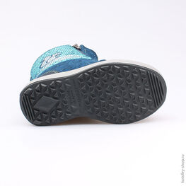 367105-42 Валенки для девочки светло-синий фото №3