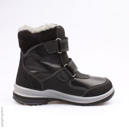 652098-42 Сапожки для мальчики черный фото №2