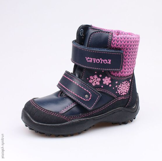 452089-53 Сапожки для девочки светло-синий