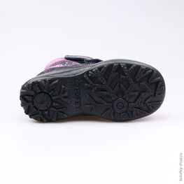 452089-53 Сапожки для девочки светло-синий фото №3