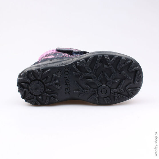 452089-53 Сапожки для девочки светло-синий фото №3