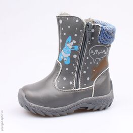 162050-43 Сапожки для мальчики серый