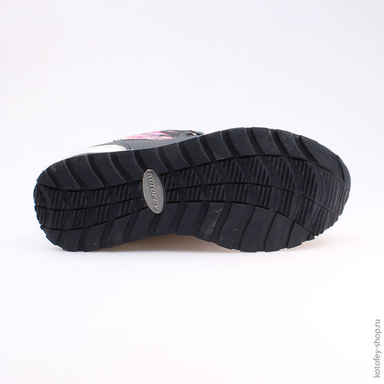 664912-44 Мембранные сапоги для девочки син-цве фото №3