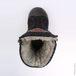 167038-41 Валенки для мальчики черный фото №4