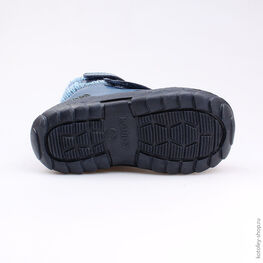 152186-41 Сапожки для мальчики светло-синий фото №3