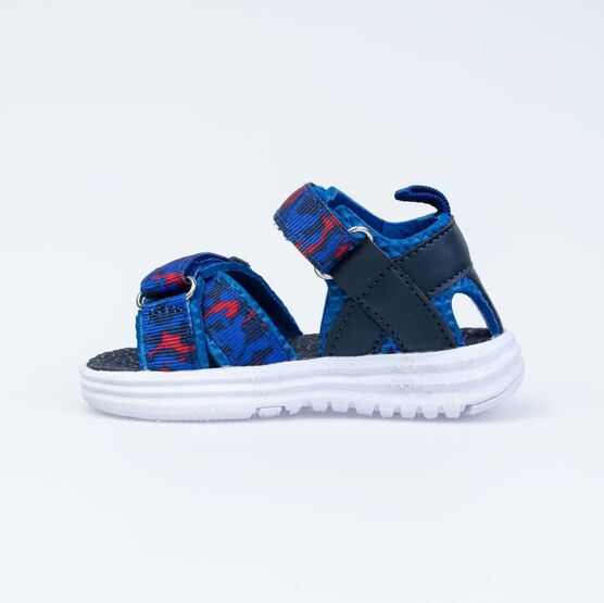124003-12 Пляжная обувь для мальчики син-кра фото №2