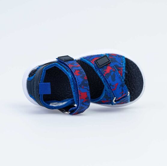 124003-12 Пляжная обувь для мальчики син-кра фото №4