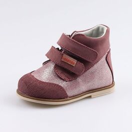 052134-26 Ботинки для девочки розовый