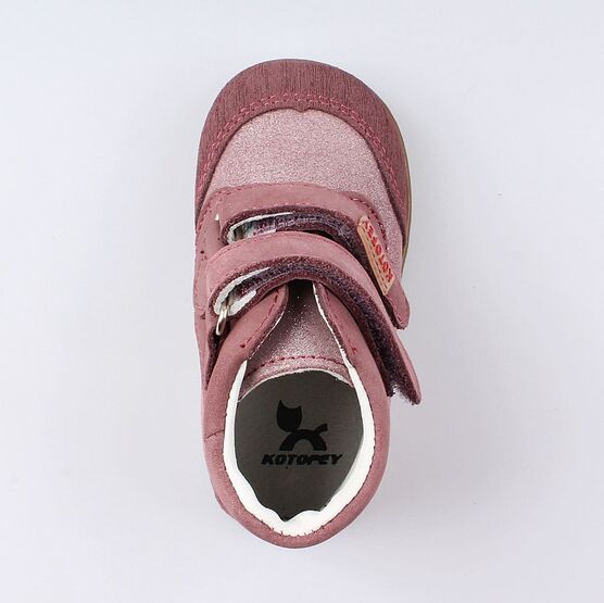 052134-26 Ботинки для девочки розовый фото №4