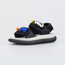 324095-11 Пляжные сандалии с набором котофишек для мальчики черный