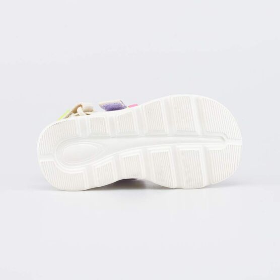 324096-11 Пляжные сандалии с усиленной амортизацией для девочки бежевый,разноцветный фото №3