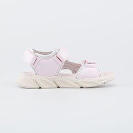 324097-12 Светящиеся пляжные сандалии со съемными нашивками для девочки розовый,фуксия фото №2