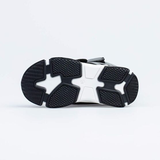 454061-47 Сапожки-дутики на спортивной подошве для девочки черный фото №3