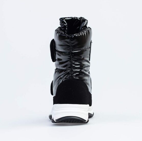 454061-47 Сапожки-дутики на спортивной подошве для девочки черный фото №5