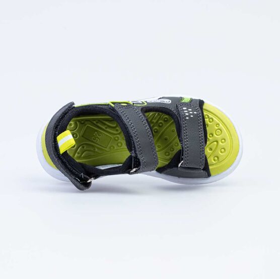 323068-11 Пляжная обувь с LED-подсветкой на подошве для мальчики сер-сал фото №4