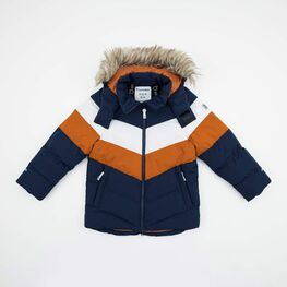 07757016-40 Зимняя детская куртка для мальчики син-бел-ора