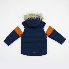 07757016-40 Зимняя детская куртка для мальчики син-бел-ора фото №2
