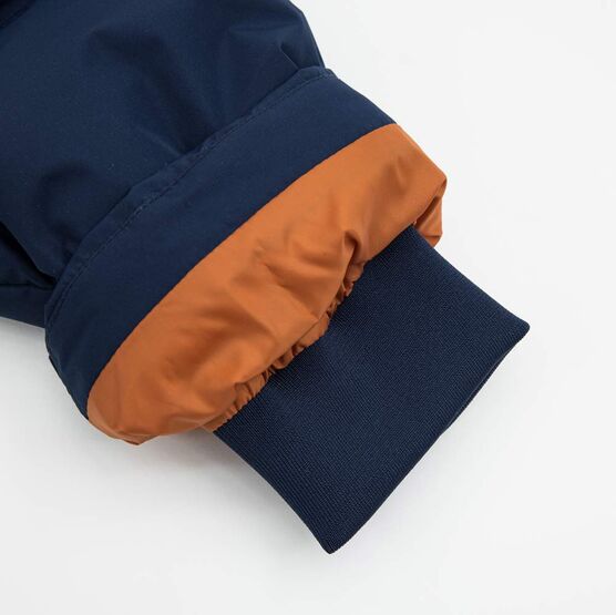 07757016-40 Зимняя детская куртка для мальчики син-бел-ора фото №5