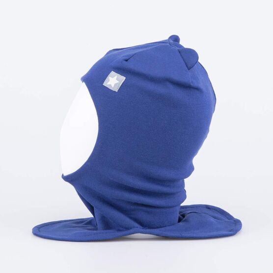 07011302-40 Шапка-шлем двухслойная синий для универсальные синий фото №2