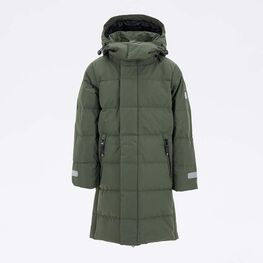 07757049-41 Пальто-пуховик оливковый для мальчики оливковый