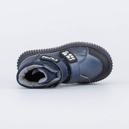 352365-32 Утепленные ботинки для девочки для девочки синий фото №4