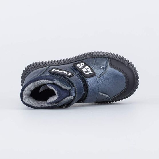 352365-32 Утепленные ботинки для девочки для девочки синий фото №4