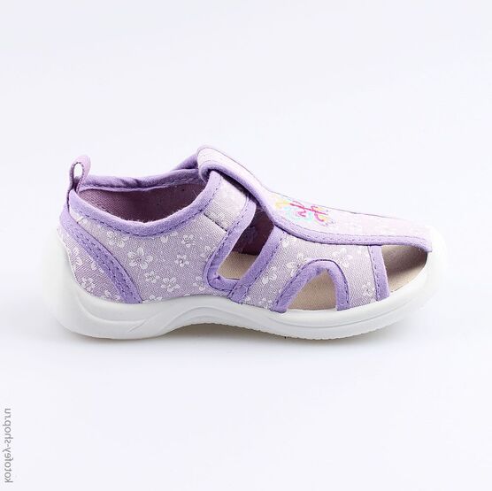 221064-11 Босоножки текстильные для девочки сиреневый фото №2