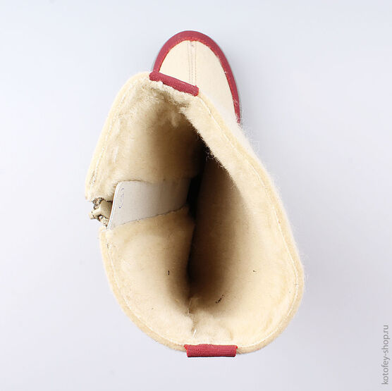 867049-42 Сапоги для девочки белый фото №4