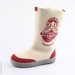 867049-42 Сапоги для девочки белый