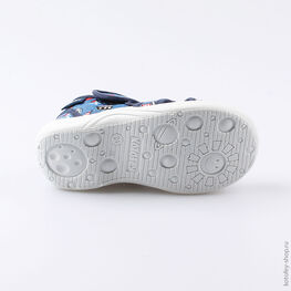 221067-11 Сандалии текстильные для мальчики светло-синий фото №3