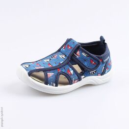 221067-11 Сандалии текстильные для мальчики светло-синий