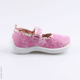 231129-12 Текстильная обувь для девочки розовый фото №2