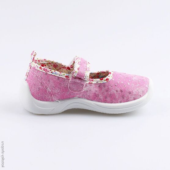 231129-12 Текстильная обувь для девочки розовый фото №2