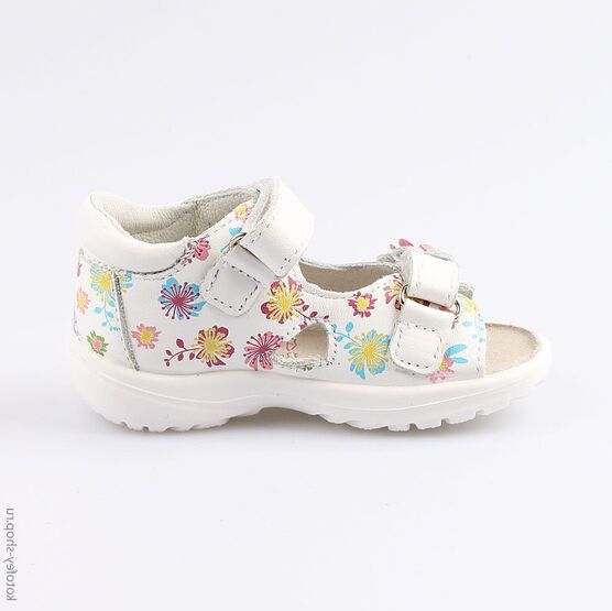 122114-22 Босоножки для девочки бел-цве фото №2