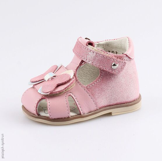 022104-21 Туфли летние для девочки розовый