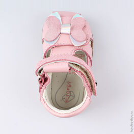 022104-21 Туфли летние для девочки розовый фото №4