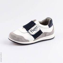 332108-23 Полуботинки для мальчики бел-син-сер