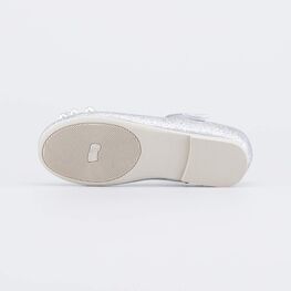 533063-21 Блестящие туфли для девочки Бусинки для девочки серебрист. фото №3