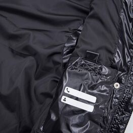 07785002-40 Жилет с капюшоном черный для мальчики черный фото №4