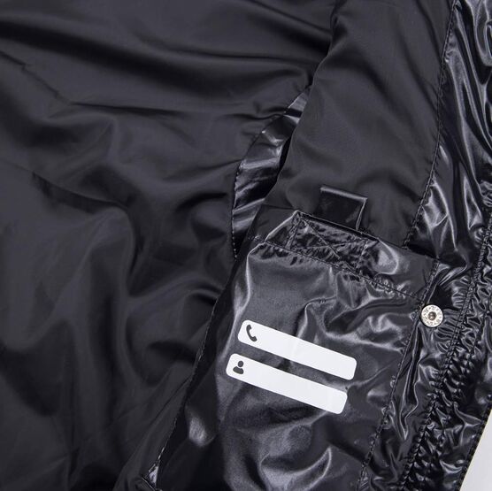 07785002-40 Жилет с капюшоном черный для мальчики черный фото №4