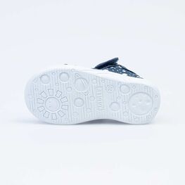 221093-11 Босоножки текстильные для девочки голубой фото №3